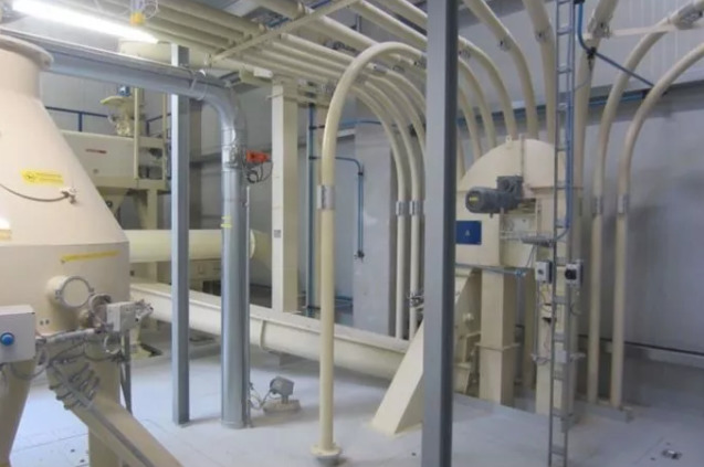 氣力輸送系統輸送現場