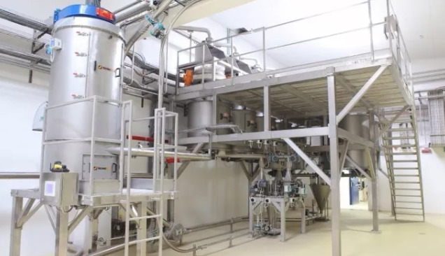 氣力輸送系統輸送現場實拍圖5